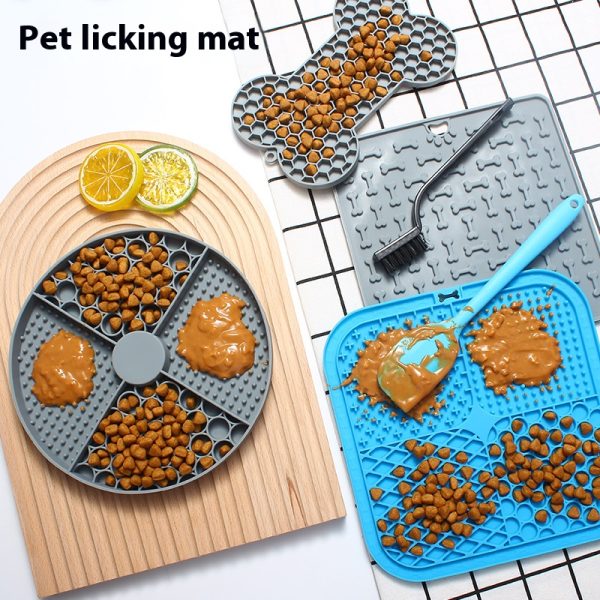 New Food-Grade Silicone Pet Licking Mat - Non-Slip Slow Food (Wholesale)