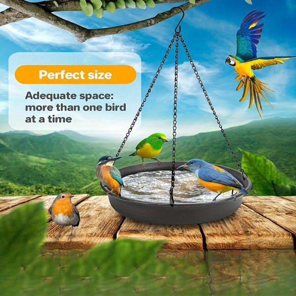 Hanging Bird Bath Feeder - Automatic, Outdoor Garden Decoration
