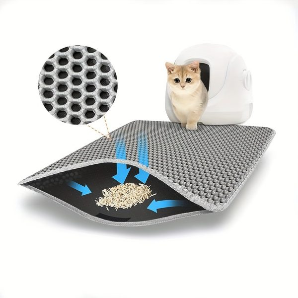 Eva Double-Layer Litter Mat for Cats