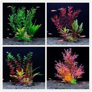 Fish Tank Landscape Decor - Simulated Plastic Aquatic Plants (Ecological Tank)