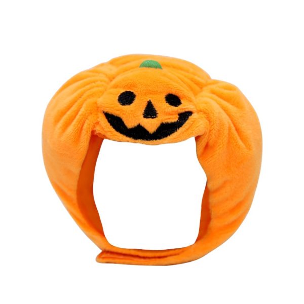 Halloween Cat & Dog Pumpkin Headwear - Ghost Festival Pet Decor