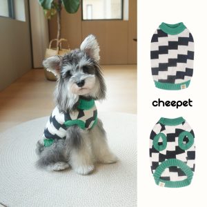 Diamond Plaid Dog Pullover - Autumn/Winter 2-Leg, Warm All-Matching