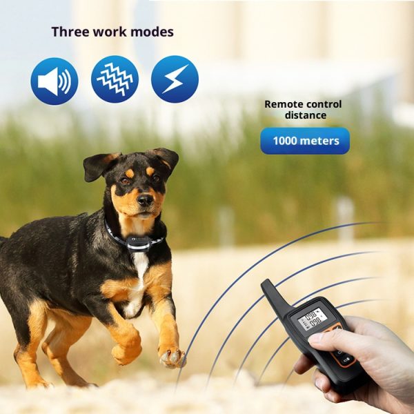Remote Dog Trainer Collar - Voice-Activated Bark Stopper