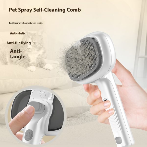 New Pet Spray Comb Massage Steam Cat Hair Cleaner Dog Hair Removal