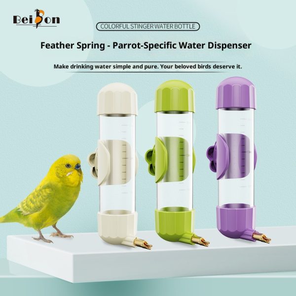Bird Automatic Water Fountain - Feeder, Large Capacity Kettle
