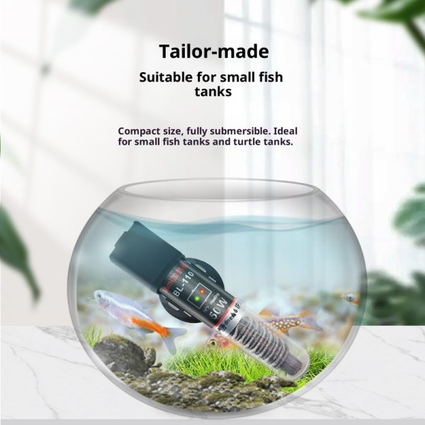 Automatic Thermostatic Fish Tank Heater - Universal for Fresh/Saltwater, Tropical Fish/Turtles
